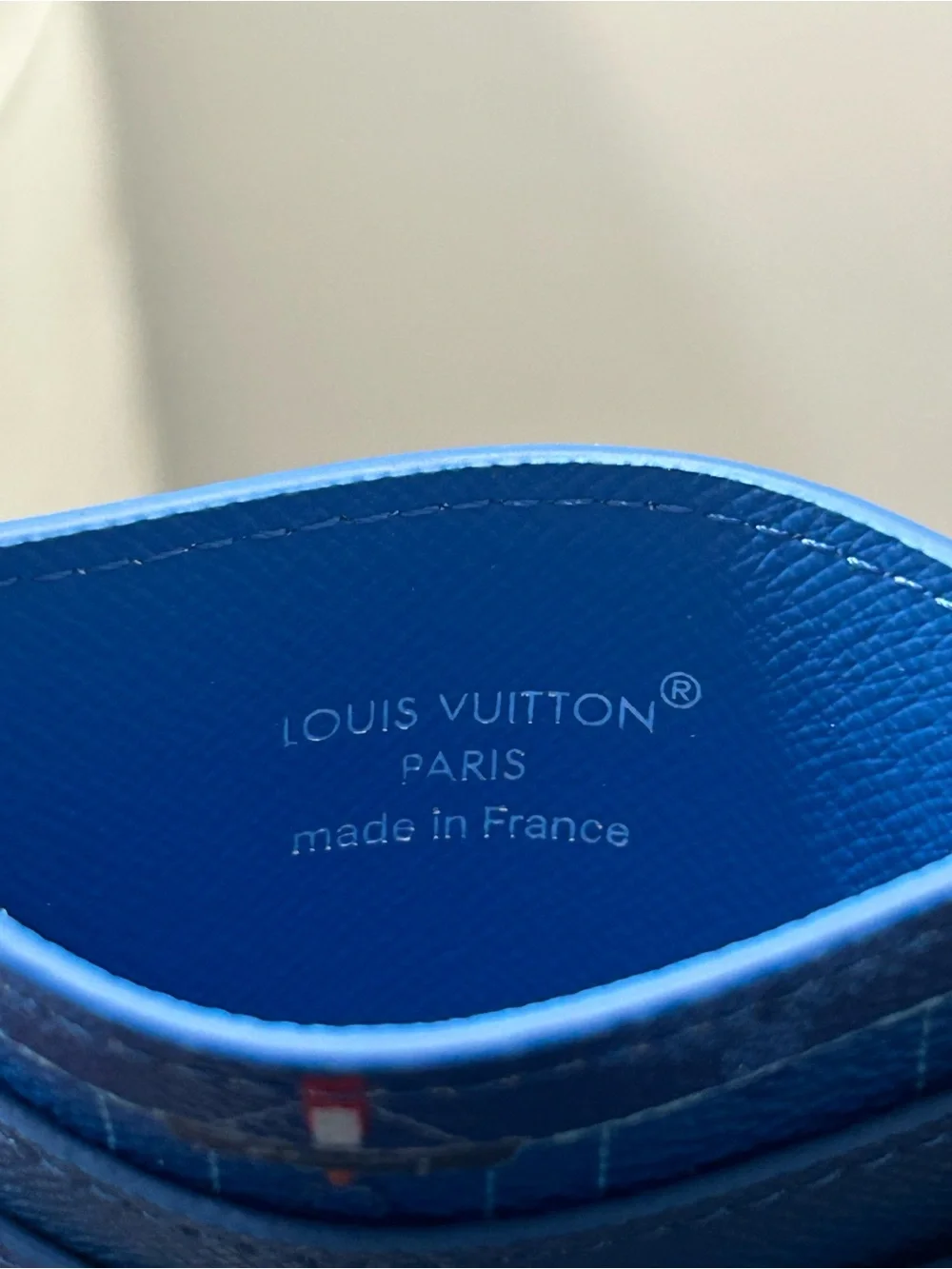 Louis Vuitton Blue Basketball Card Holder